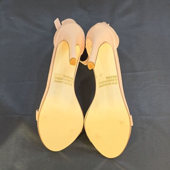 BRAND NEW HERSTYLE CHARMING- ANKLE STRAP ROUNDED BUCKLE OPEN TOE STILETT… - Picture 13 of 15